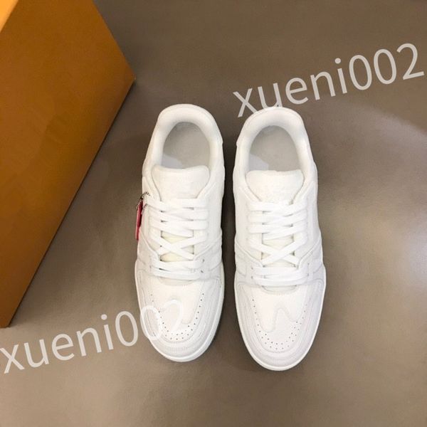 

luxurys sneakers charlie rubber hand-crafted outsole fashion designer shoes calfskin canvas casual mens rd0803, Black