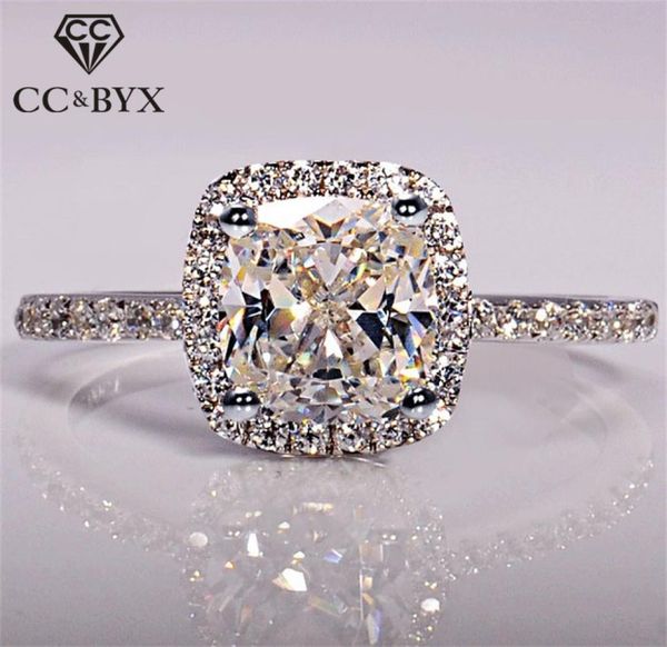 

rings for women bridal wedding trendy jewelry engagement ring white gold color6868271, Silver