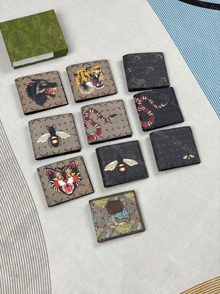 

2023 men women luxurys designers black men short billfold purse cowhide leather credit card holder wallet fashion card wallets 451268, Red;black