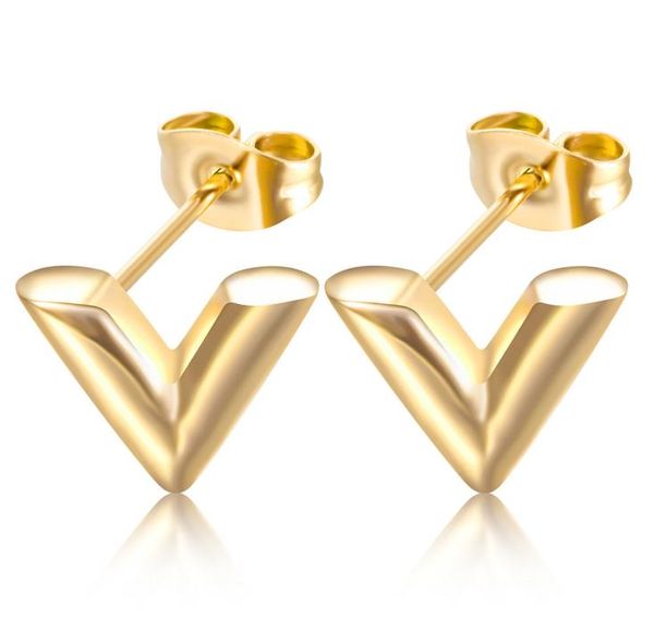 

woman ear studs gold jewelry set luxury designer letter earrings classic stud earring 316 titanium 18k gold plated eng1083689, Golden;silver