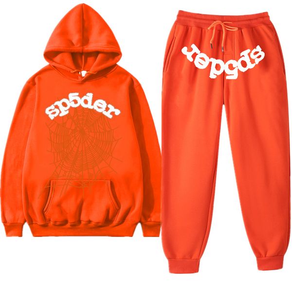 

designer men women hip-hop artist with printed lettering sp5der 555555 couple hoodie 12, Gray