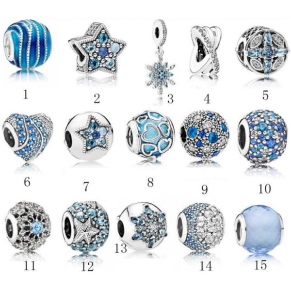 

s925 sterling silver jewelry diy big beads fits ale charm for bracelets bangle for women for european bluecolor bracelets49183316020420, Black