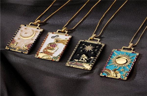

pendant necklaces painting luxury necklace designers jewelry diamonds necklace menwomen copper goldplated never fade not allergi3580619, Silver