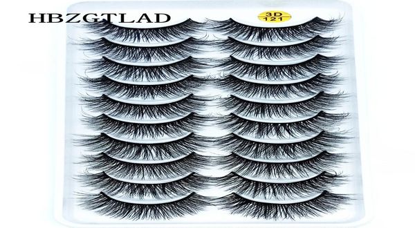 

2019 new 10 pairs 100 real mink eyelashes 3d natural false eyelashes mink lashes soft eyelash extension makeup kit cilios 1219524432