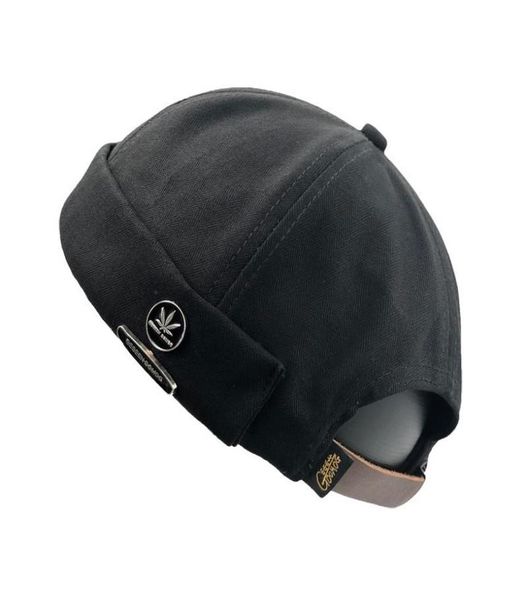 

rolled cuff skull retro brimless hat visorless sailor skull beanie hat adjustable casual baseball cap men women strapback 20208757704