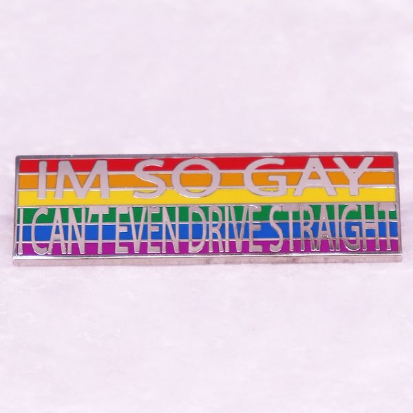 

lgbt rainbow drive brooch cute anime movies games hard enamel pins collect cartoon brooch backpack hat bag collar lapel badges, Blue