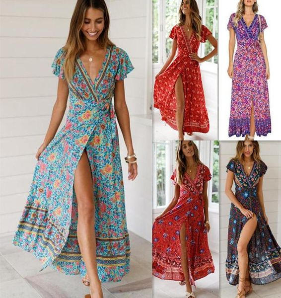 

women039s rayon bohemian print dress lace up dress0122432880, Black;gray