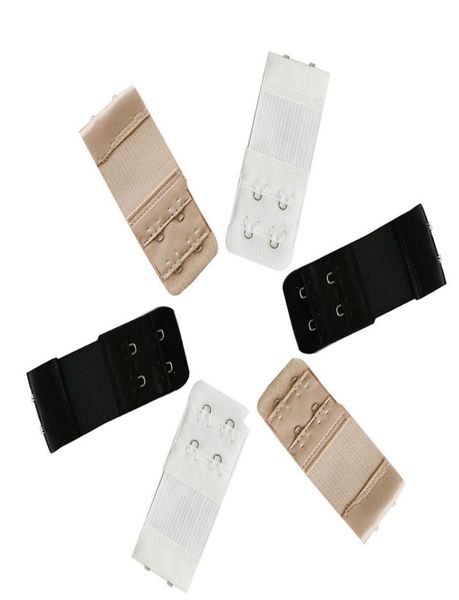 

30pc elastic 2 rows 2 hooks bra extenders bands for ladies bra clasp strap extender women girl bra accessories5169742, Blike;white