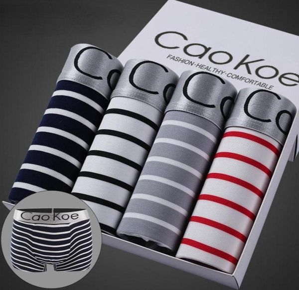 

underpants 34pc milk fiber underwear men striped men039s boxer soft boxershorts cotton shorts male panties68584007591488, Black;white