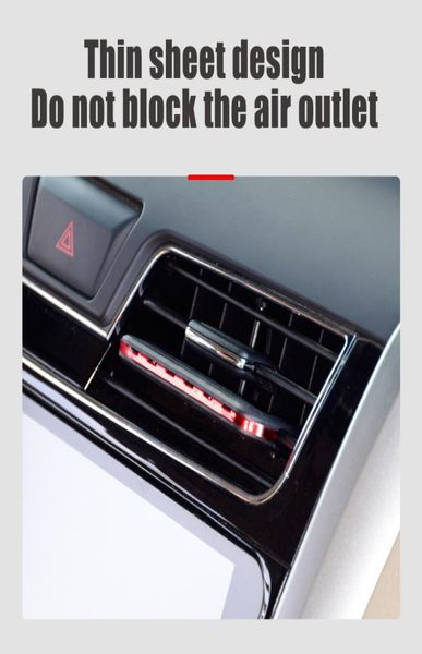 

car air freshener perfume fragrance flavoring holder air outlet aromatherapy solid diffuser clip natural8829325