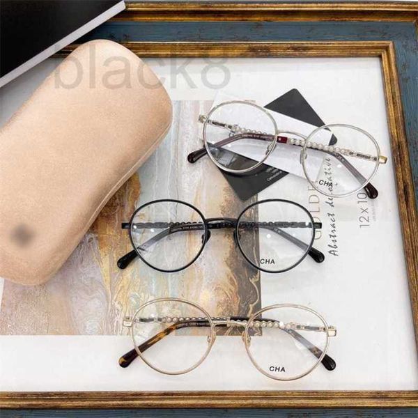 

fashion sunglasses frames designer eyeglass frame female ch2211 plain black round myopia can be matched in different degrees g5ap
