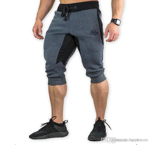 

alpha fitness pants 2018 mens fitness casual fashion joggers sweatpants bottom trousers snapback shorts men aesthetics hombre mxx7510934, Black;green