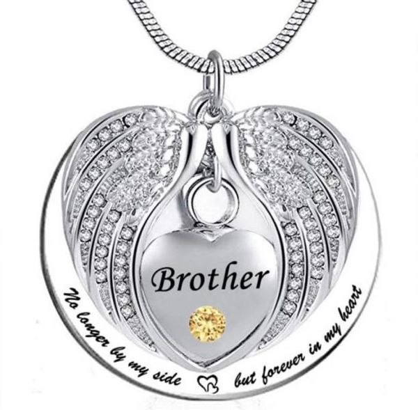 

personalized stainless steel heart urn necklace cremation ashes pendant jewelry no longer by my side but forever in my heart broth1203234, Silver