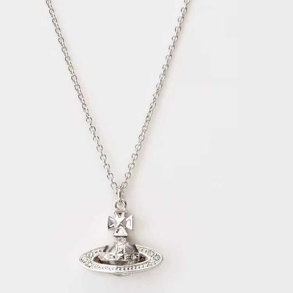 

vivienne west wood queen mother vivian half glass bead rivet necklace, Silver