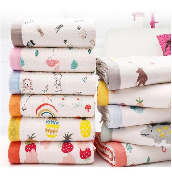 

new born baby stuff muslin 6 layer quilt rainbow swaddle layer curly children039s bedding organic baby stroller blankets lj20112964383