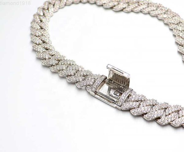 

custom jewelry small diamond stainless steel necklace circle choker tennis chain necklace, Silver