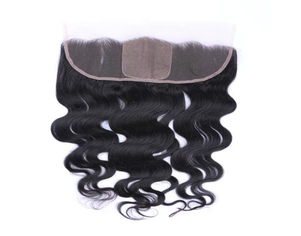 

silk 4x4039039 body wave ear to ear full lace frontals with baby hair silk base lace frontal closure bleached knot6638205, Black;brown