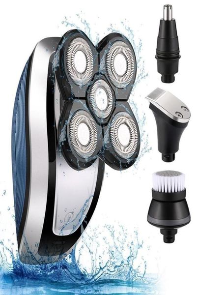 

men 5in1 electric fiveheaded beard shaver 5 floating appliances head hair trimmer4324619