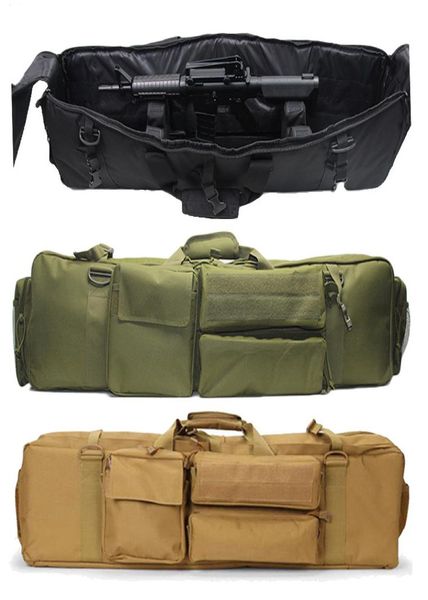 

96cm tactical airsoft rifle gun bag nylon cabin backpack sniper shooting gun carrier rifle case for m249 m16 hunting accessories j7819615