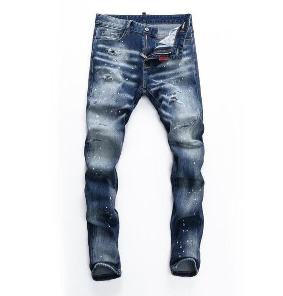 

2022 designermen039s jeans spring and fall fashion men039s pants loose fashion simple catchy new pair of straight trousers11739359, Blue