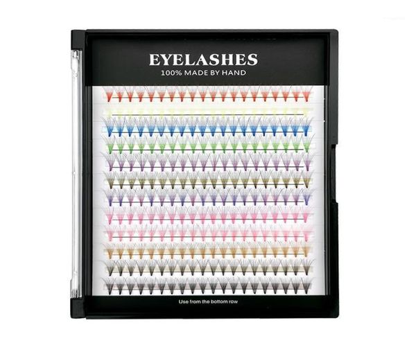 

premade fans 12 colores volume eyelash 240 extension 8101214mm lashes russian accepy oem order false eyelashes15758187