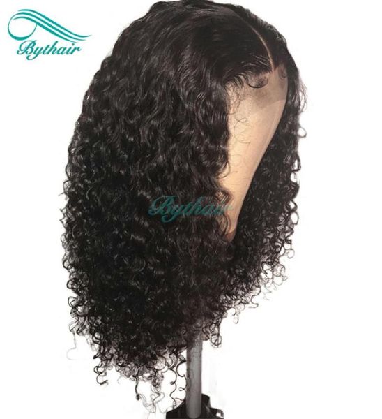 

human hair full lace wig deep curly pre plucked hairline lace front wig curly bleached knots brazilian virgin hair 130 150 densi3384212, Black;brown