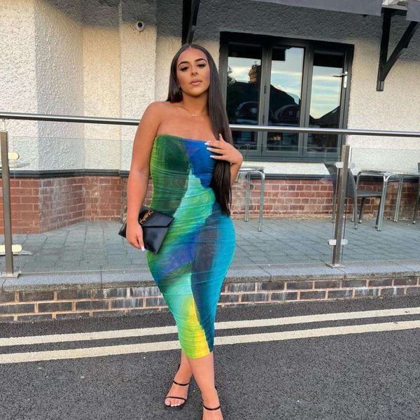 

street summer color match print gauze sleeveless slimming butt long womens dress, Black;gray