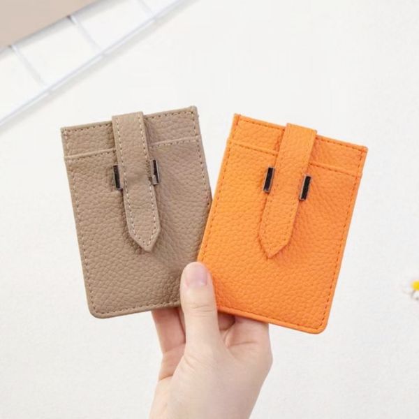 

woman mens card holders designer wallet card holder mini short wallets clutch bags handbag 4 colors 2023, Brown;gray