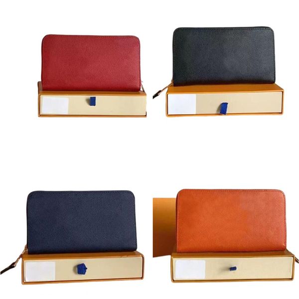 

5a designer luxury fashion women wallets lady famous pu leather wallet purse single zipper purses bags classical coin purse card holder card, Red;black
