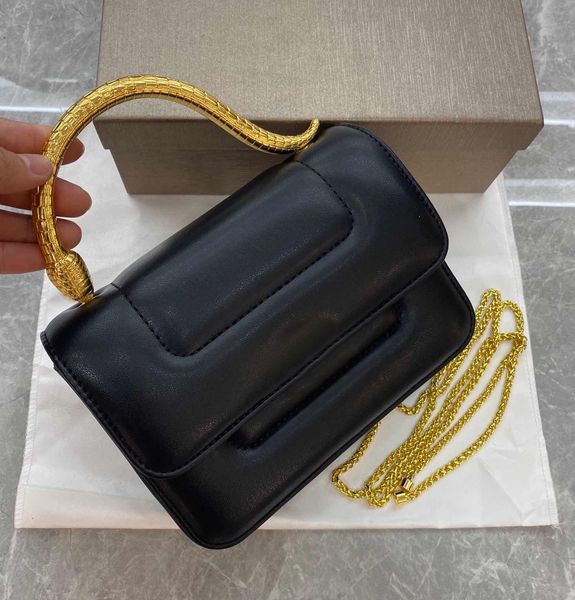 

women luxurys handbags designers bags female evening bag dinner bagss shoulder bages handbag snake decoration quanlity cowhide material