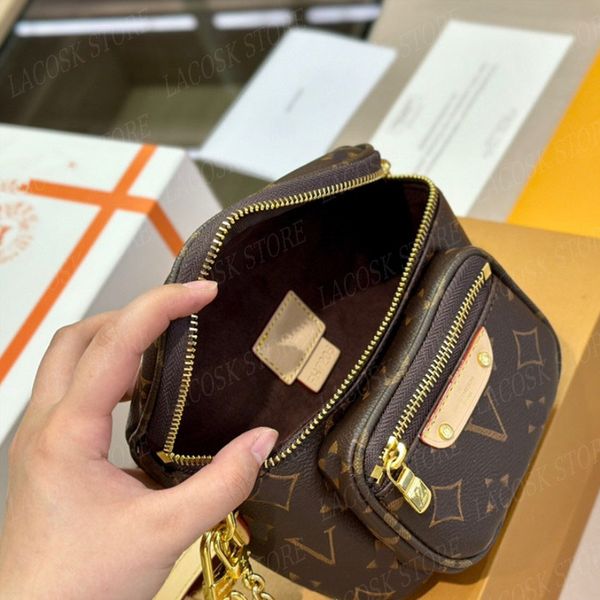 

mini bambag belt bag men womens clutch waist bags fashion chest purse shoulder bags double straps designer crossbody pochette