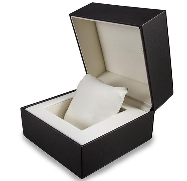 

new version luxury black watch box gift case for watches booklet card tags and papers in english swiss watches boxes206g6392373, Black;blue