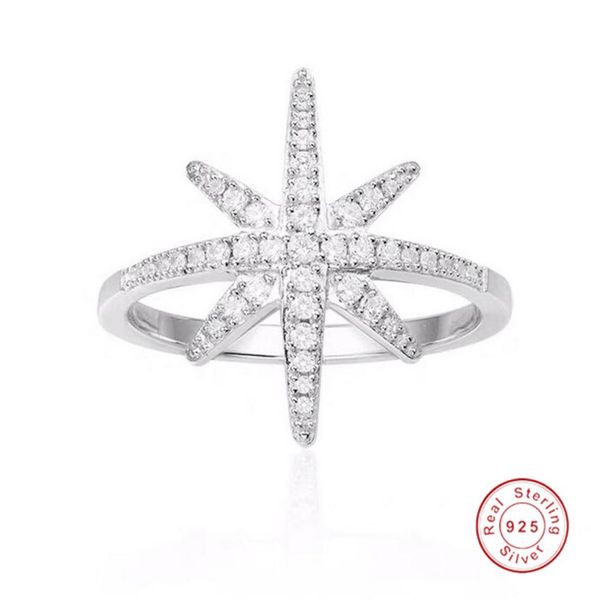 

victoria ins luxury jewelry 925 sterling silver pave white sapphire cz diamond eternity ring gemstones party women wedding star ri3488645, Slivery;golden