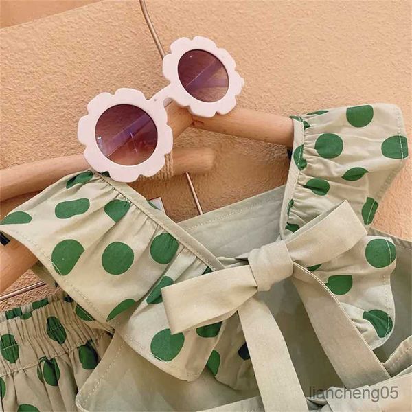 

clothing sets girls clothes set summer shirt +pants girls outfits sets fashion children clothing suits 2pcs baby girl clothes 2 4 7y r230805, White