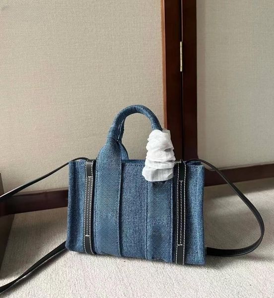

woody mini tote bag small medium large denim handbag shoulder bag