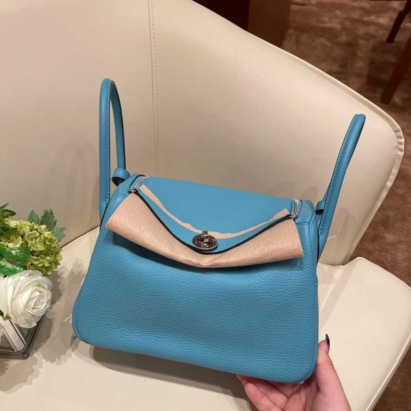 

9a original edition h ermes lindis's bags online shop high-grade wax thread lindi bag cow leather hand sewing women's with real lo