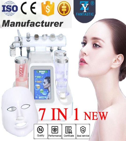 

new arrival 7in1 hydro microdermabrasion machine face cleaner water dermabrasion peeling facial care skin rejuvenation bio lifting3040170, Black;white