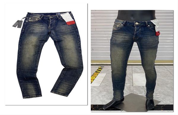 

20s mens designer casual straight jeans new arrival slim skinny jeans fashion designer mens hip hop skinfriendly den8076255, Blue