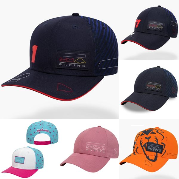 

2023 new f1 caps formula 1 logo embroidered racing baseball cap women men spring summer curved brim cap outdoor sports hats
