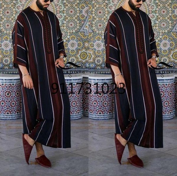 

ethnic clothing 2022 eid ramadan dress muslim fashion clothes man caftan loose casual abaya men modest youth robes qamis homme isl3838249, Red