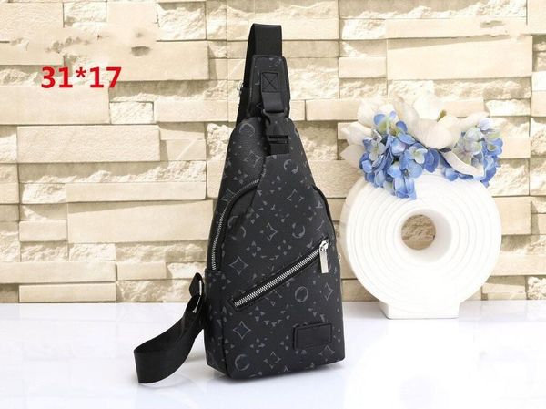 

women/men designer bag casual sporty shoulderbags male chest pack waist purse luxury messenger fashion handbag leather old flowe