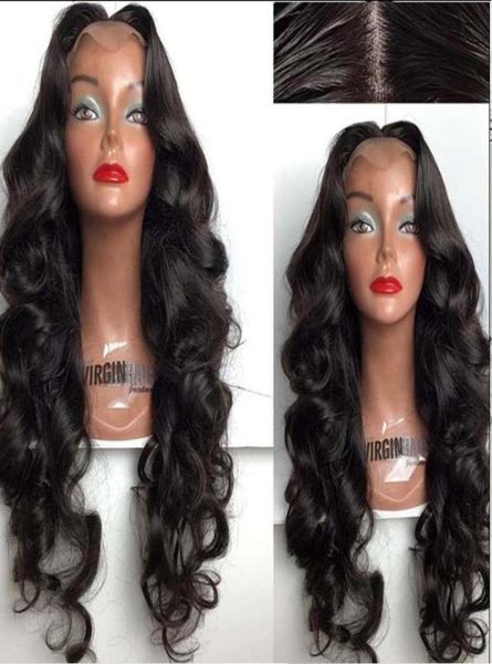 

brazilian human hair wig unprocessed human hair 300 density lace frontu part wigs glueless loose wave hair wigs59187585843803, Black;brown