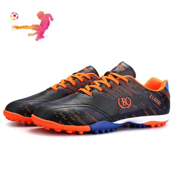 

dress shoes children soccer boys girls nonslip football students tf sole training kids artificial turf trainers sneakers 230804, Black