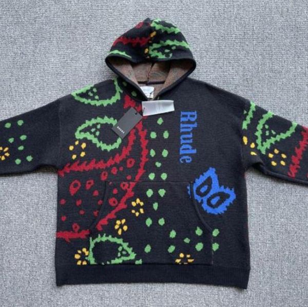 

cashew sweater pullover men women vintage knitted hoodie hooded