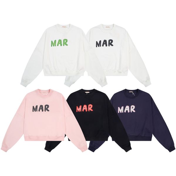 

fashion streetwear pullover sweatshirts designer hoodie marn mens womens hooded letter print long sleeve hoodies couple clothing 001, White;black