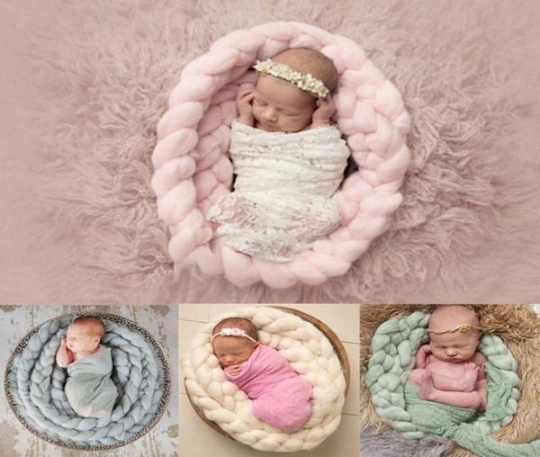 

new 1 pc handmade blanket soft wool knitting blanket newborn baby pography po props backdrop rug baby shower wrap towel4411361