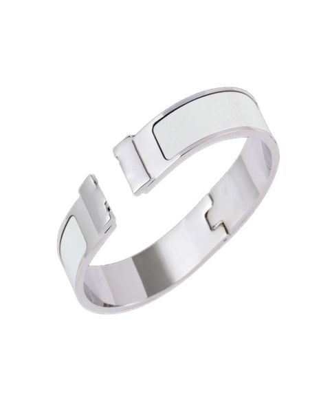 

classic bangle men luxury bracelet designer jewellery stainless steel gold silver color buckle fashion womens bracelets designers 9601860, Black