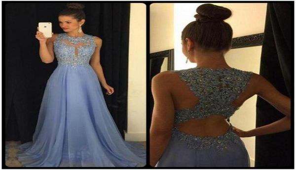 

jewel neck a line ombre chiffon lace beaded maroon lavender long prom dresses 2020 backless court train kylie jenner dress3608308091, Black