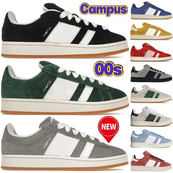 

luxury designer shoes campus 00s suede casual sneakers dark green cloud black grey white semi lucid blue spice yellow ambient sky low mens w