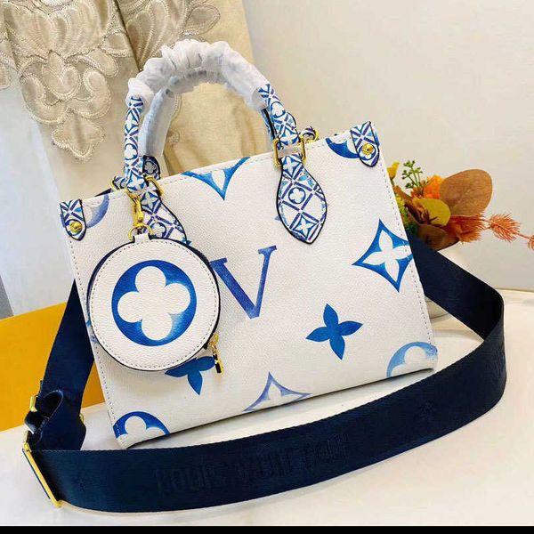 

womens handbags onthego the tote bags louiseits luxury shopping designer bag viutonits coin purse pink blue pm fashion leather shoulder cros